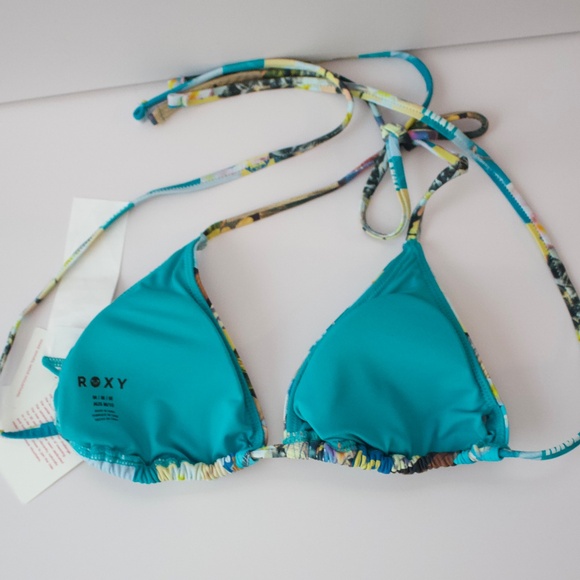 Roxy Bikini Swim Top with Adjustable Straps UPF 50+ - Picture 4 of 4